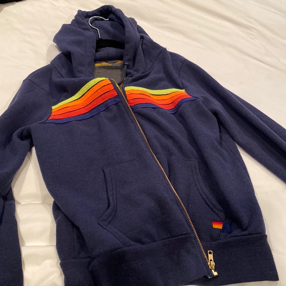 Blue aviator nation sweater